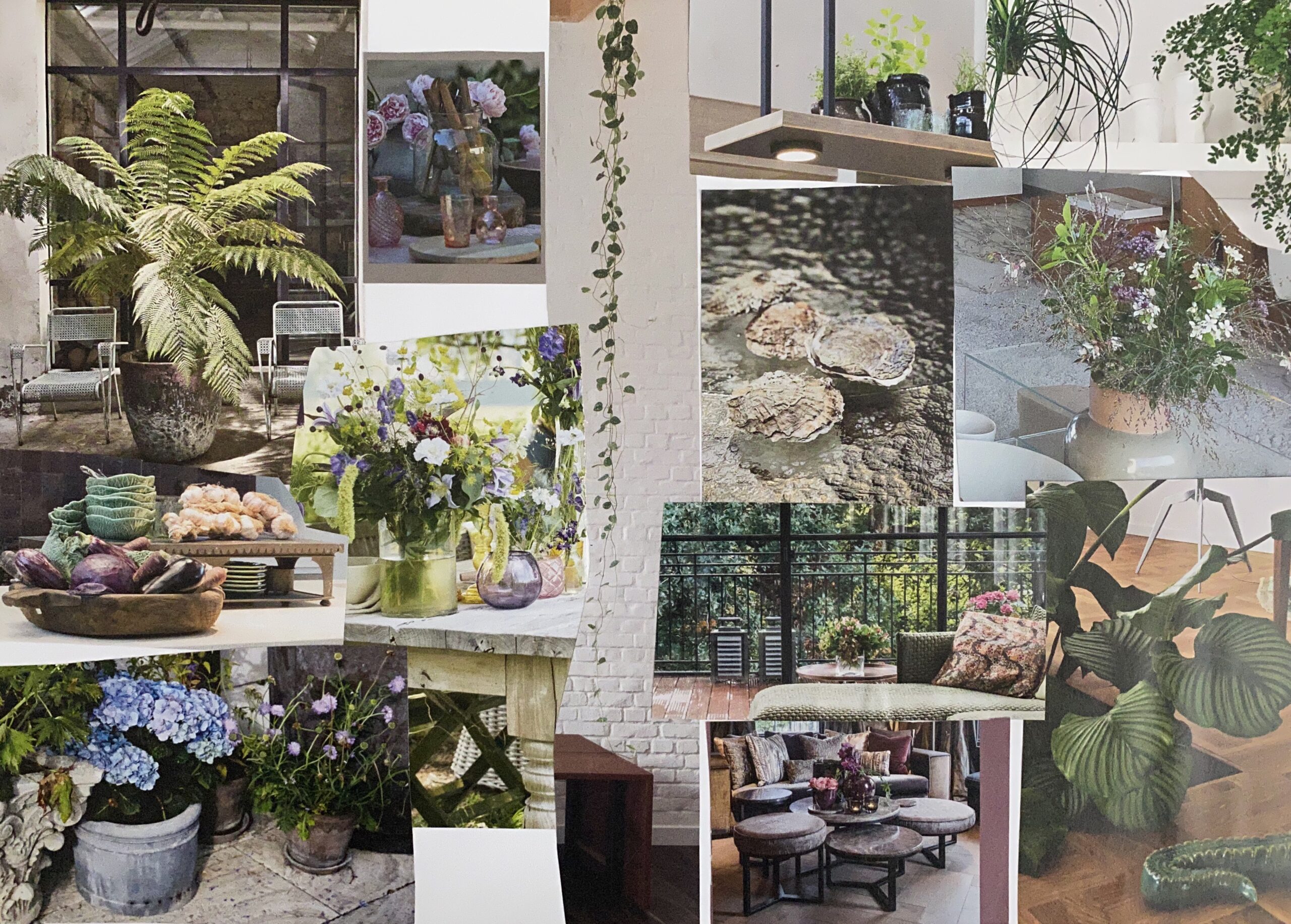 moodboard met foto's